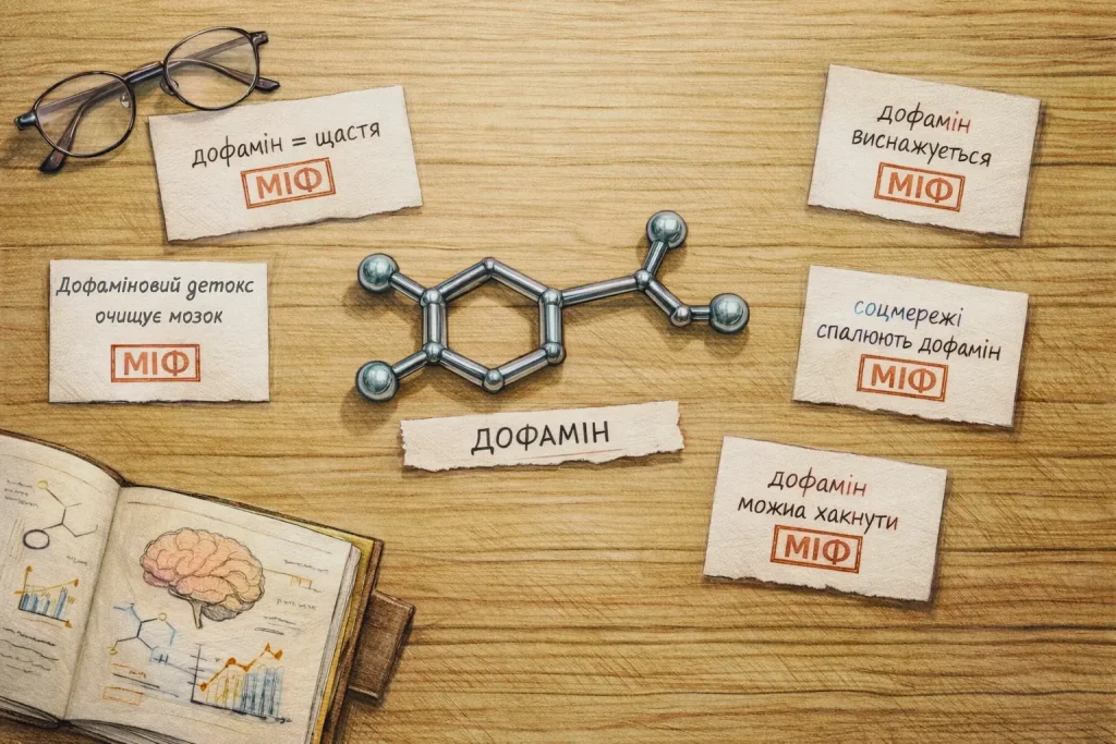 Розбираємо популярні міфи про дофамін